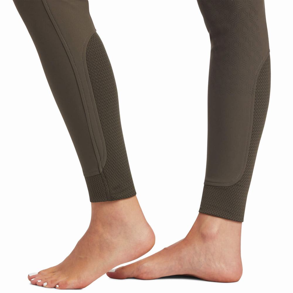 Women's Ariat Tri Factor Grip Pants Brown | VAWQ-92508