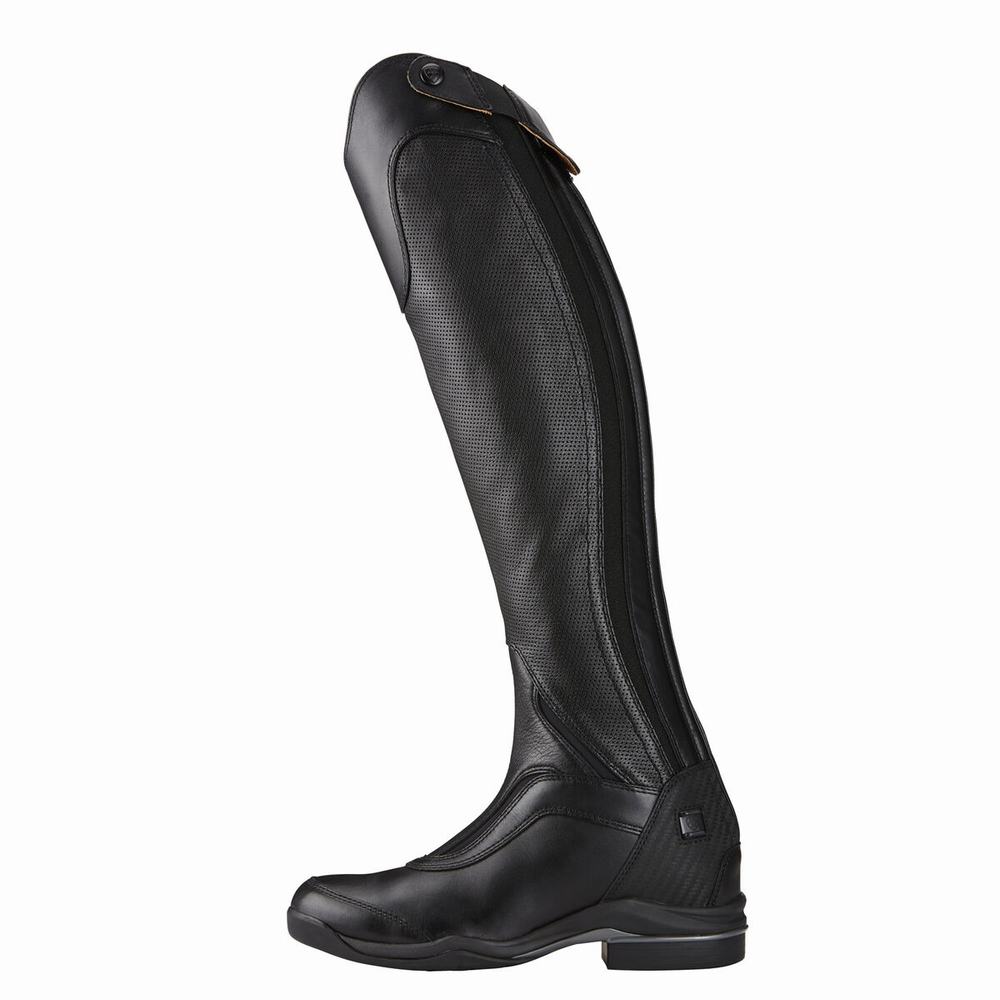 Women's Ariat V SPORT TALL ZIP Riding Boots Black | YUGT-53920