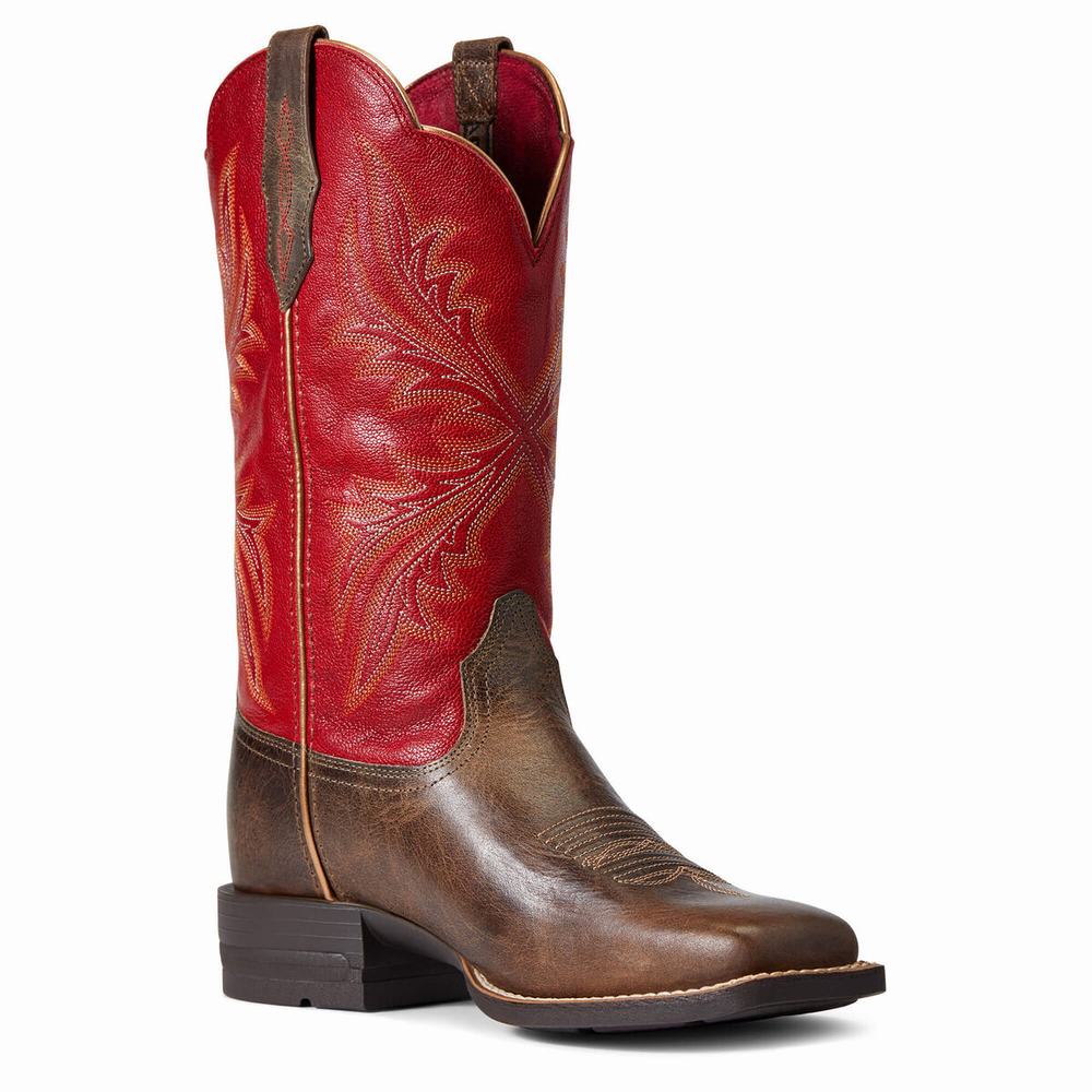 Women's Ariat West Bound Western Boots Multicolor | PQXF-52634